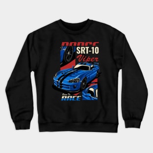 Dodge SRT-10 Viper Born To Race Crewneck Sweatshirt